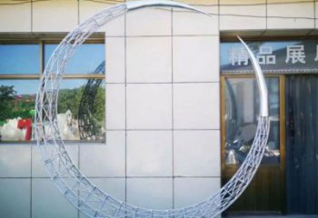 鍛鋼圓環雕塑精選，露天雕塑，鏤空圓環雕塑展品