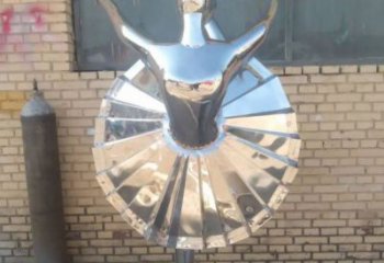 舞者雕塑制造商，美陳雕塑，小品圓環舞者雕塑訂做