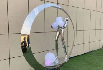 仙子雕塑展品，公園小品，景觀圓環仙子雕塑生產商