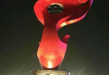 火炬雕塑承接，鍛造工藝，不銹鋼火炬雕塑訂做