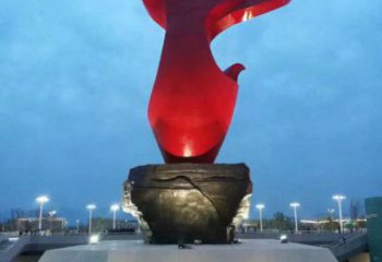 火炬雕塑服務商，創意雕塑，不銹鋼火炬雕塑訂做