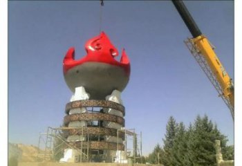 農(nóng)村火炬雕塑