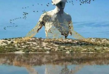 鏤空人物雕塑訂做，城市裝飾，庭院鐵藝人物雕塑展品