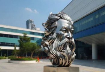 白鋼西方人雕塑提供,歐式藝術,中式鏡面人頭像雕塑通用