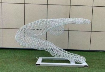 鏤空運動員雕塑定做，小區擺件，體育人物雕塑制作