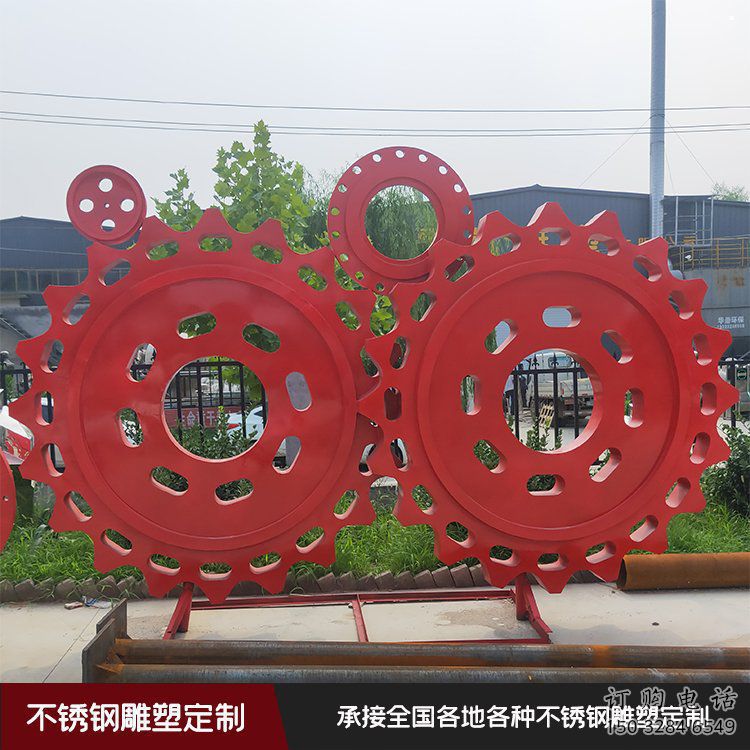 制造車輪雕塑專供，地標擺件，車輪雕塑訂做