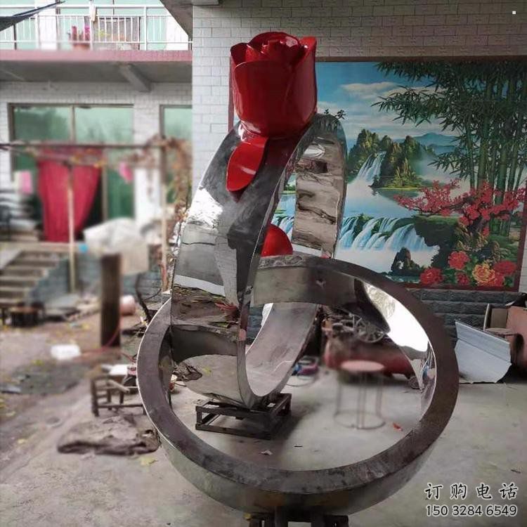 歐式指環(huán)雕塑