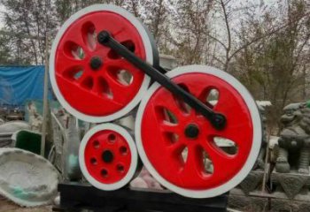 車輪雕塑選定，美陳雕塑，現(xiàn)代藝術(shù)車輪雕塑優(yōu)選