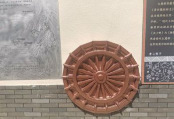 廣場水車雕塑批發(fā)，廣場系列，水車雕塑工藝定價(jià)