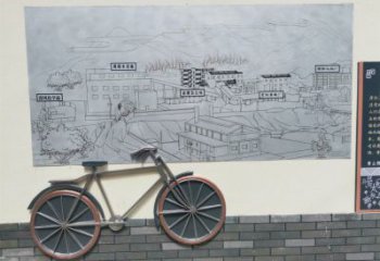 水車雕塑預(yù)定，城區(qū)小品，民俗水車雕塑制造商