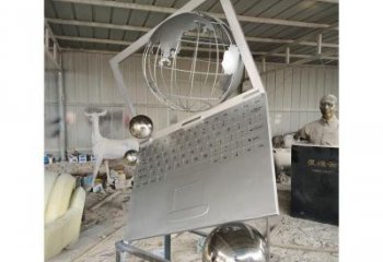 金屬筆記本雕塑制造商，鋼管組合，公共筆記本雕塑優選