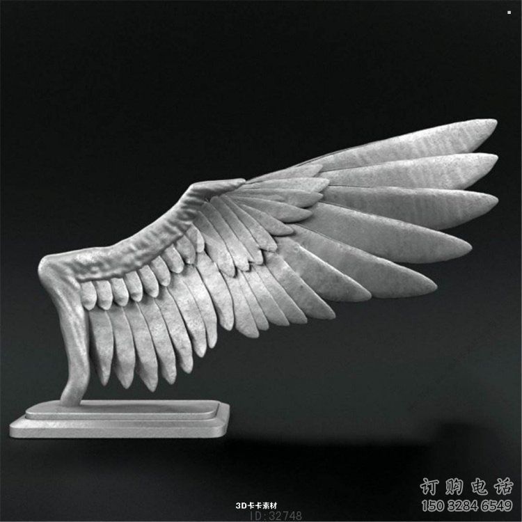 鳥翅雕塑選用，小區擺件，大型不銹鋼鳥翅雕塑公司