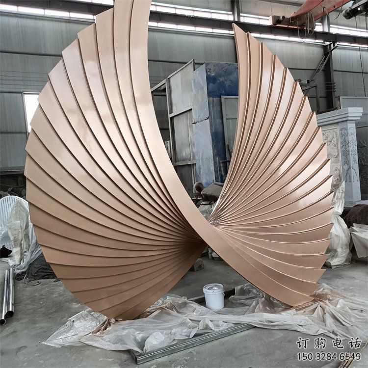 羽翼雕塑常用，景觀概念，不銹鋼羽翼雕塑展品