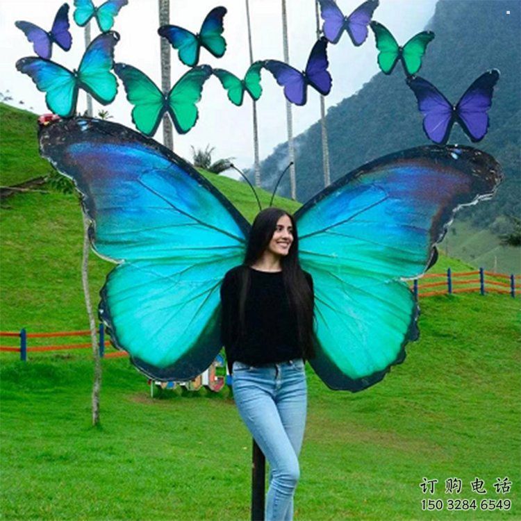 羽翼雕塑精品，白鋼構件，別墅不銹鋼羽翼雕塑供求