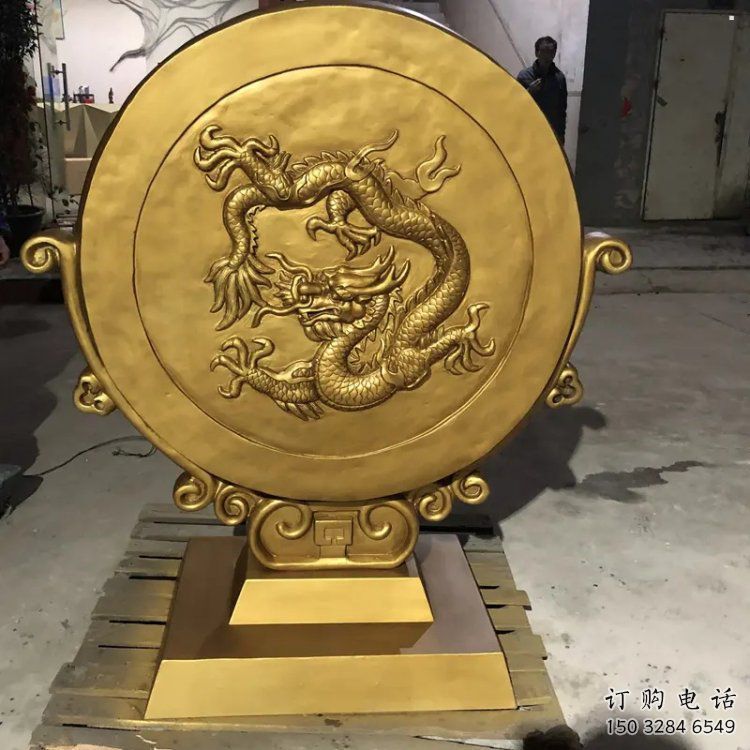 住宅小區大鼓雕塑
