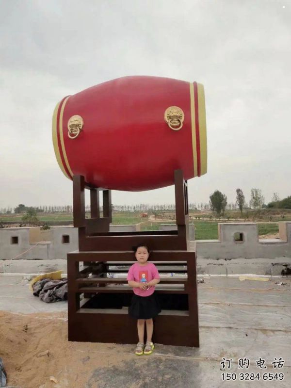 戶外鑼鼓雕塑通用，多彩藝術(shù)，不銹鋼鑼鼓雕塑供應(yīng)