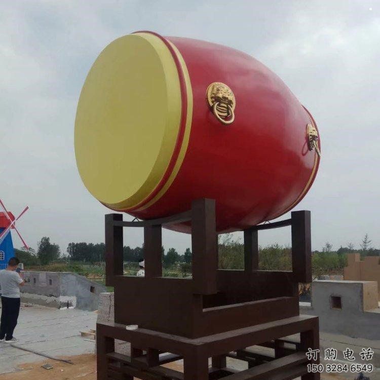 鑼鼓雕塑制造商，酒店擺件，軟裝不銹鋼鑼鼓雕塑定制