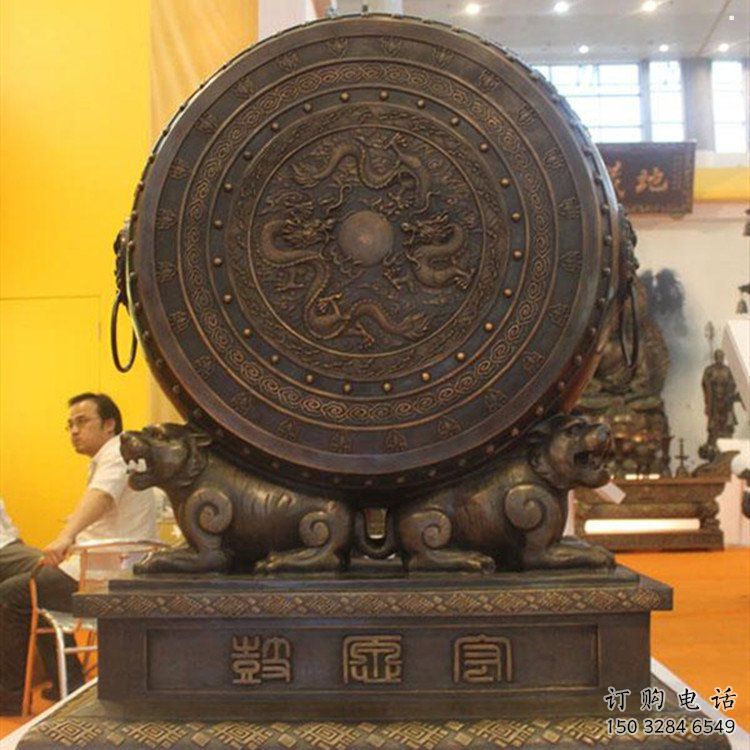 中式銅鼓雕塑定價，街頭雕塑，銅鼓雕塑工程制作精選