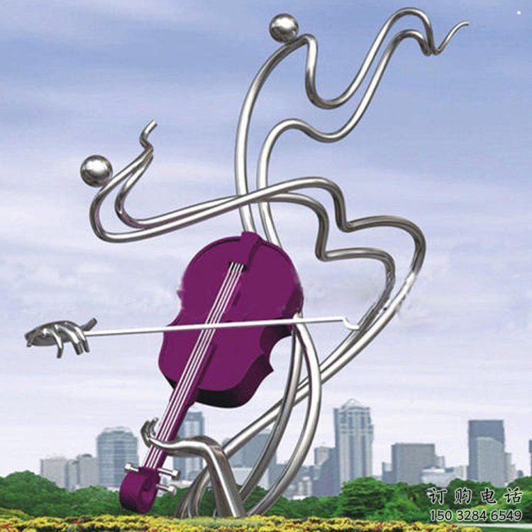 音樂符號雕塑生產，白鋼構件，白鋼音樂符號雕塑通用