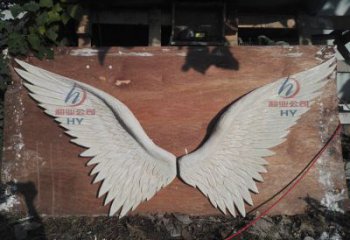 景觀鳥翅雕塑精選，陸地擺件，公園不銹鋼鳥翅雕塑精品