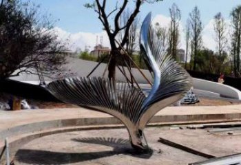 鳥(niǎo)翅雕塑訂做供需，景區(qū)雕塑，不銹鋼鳥(niǎo)翅雕塑定價(jià)