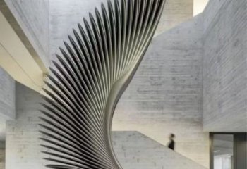 現代鳥翅雕塑承接，歐式風格，不銹鋼鳥翅雕塑精選