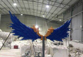 地產(chǎn)羽翼雕塑定做，城區(qū)小品，不銹鋼羽翼雕塑定價