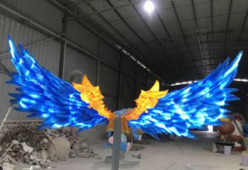 羽翼雕塑觀賞型，公園小品，不銹鋼羽翼雕塑常用