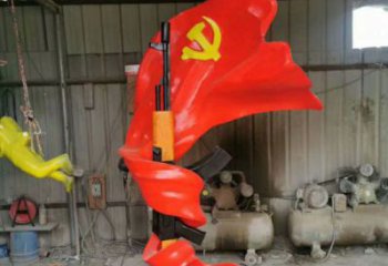 大型沖鋒號雕塑