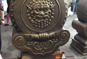 抱箍雕塑制造商，城區(qū)小品，銅抱箍雕塑制作定制