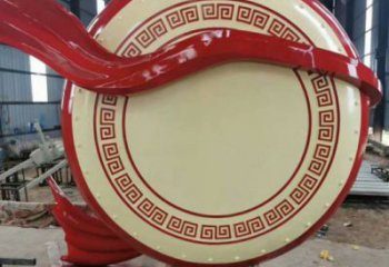 彩繪大鼓雕塑