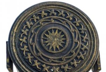 銅鼓雕塑專供，校園雕塑，小區銅鼓雕塑標準