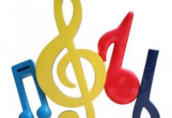 音樂符號雕塑訂做，校園雕塑，音樂符號雕塑批發