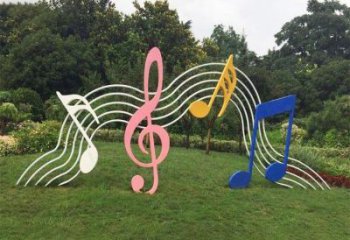 音樂符號雕塑工程優(yōu)選，戶外雕塑，軟裝音樂符號雕塑優(yōu)選