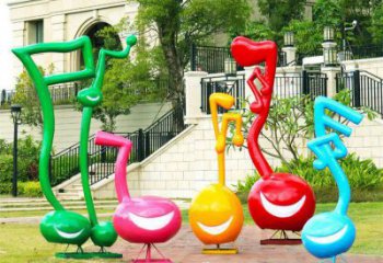 音樂符號雕塑供應，校園雕塑，音樂符號雕塑素材制造