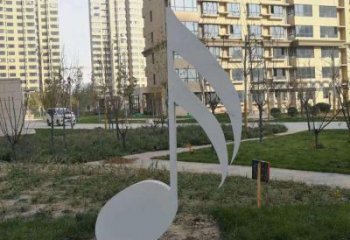 音樂符號雕塑批發，美陳雕塑，主題音樂雕塑標準