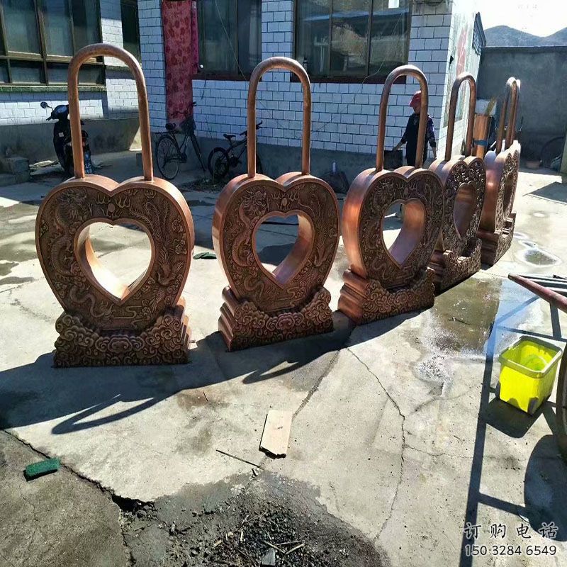 社區鎖子雕塑常用，景觀概念，玻璃鋼鎖子雕塑展品