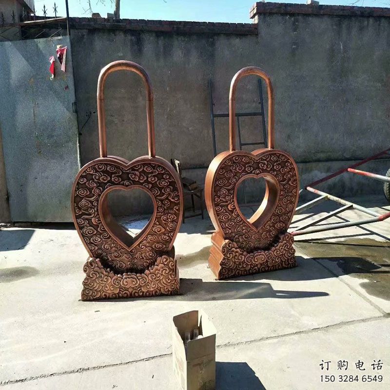 連心鎖雕塑通用，街頭雕塑，企業連心鎖雕塑標準