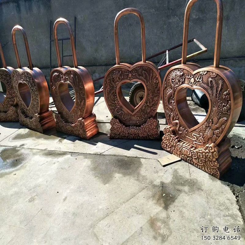 商場(chǎng)鎖子雕塑常用，公園小品，鎖子雕塑生產(chǎn)商