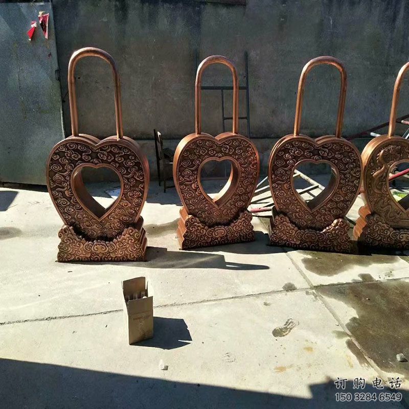 鎖子雕塑生產(chǎn)，透雕系列，別墅鎖子雕塑生產(chǎn)商