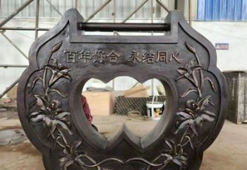 鋼鑄鎖子雕塑常用，鋼管組合，鎖子雕塑定價