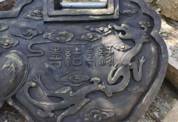 鏤空鎖子雕塑制造商，園區(qū)雕塑，鎖子雕塑供給