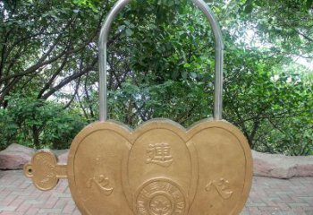 展示銅鎖子雕塑定制，小區雕塑，建筑銅鎖子雕塑提供