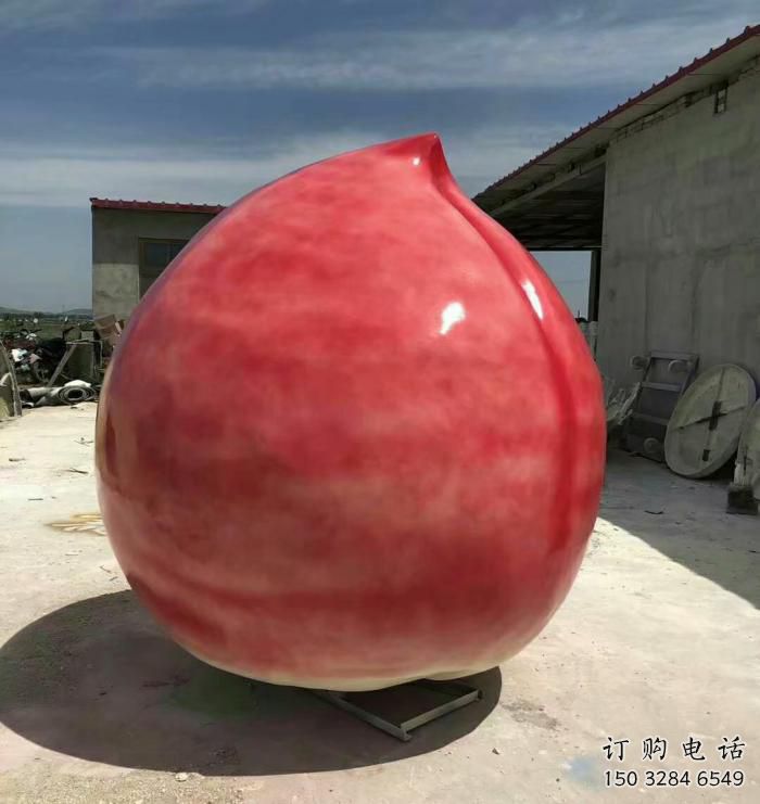 臨夏公園壽桃雕塑