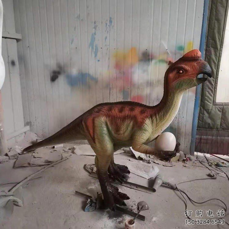 深圳抽象恐龍雕塑制造，動物雕塑，玻璃鋼恐龍雕塑展品