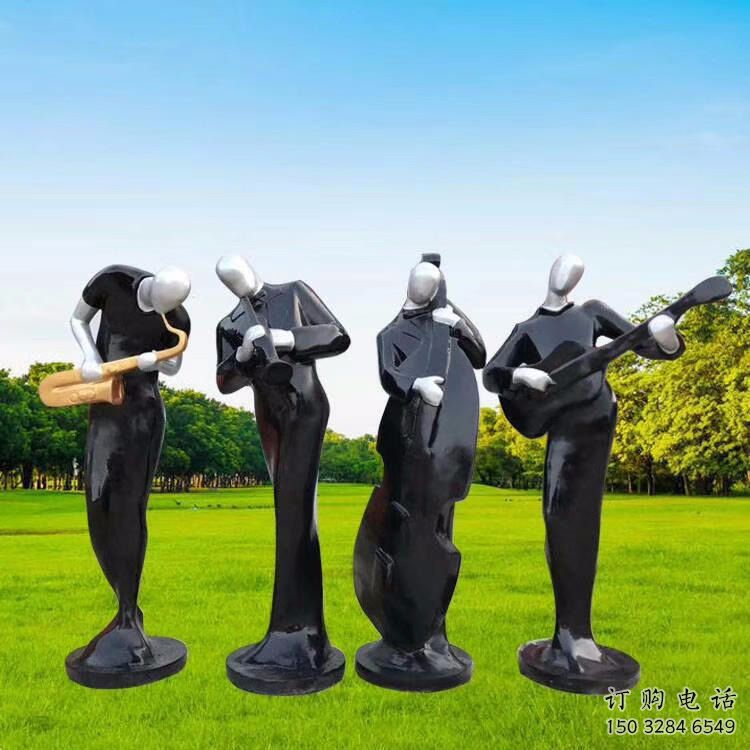 白云住宅小區吹拉彈唱雕塑