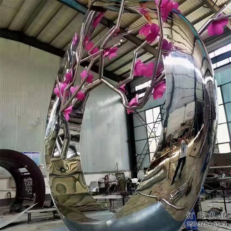 澄邁梅花雕塑工廠優選，城市裝飾，景觀梅花雕塑供給