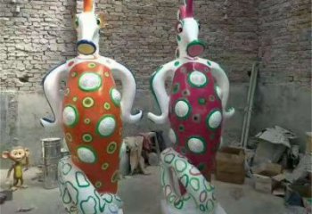 寧德幼兒園河馬雕塑，動漫文化雕塑，卡通動物制作