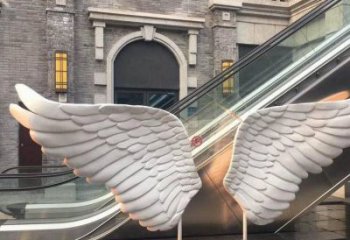 長安景觀鳥翅雕塑制造，歐式風格，不銹鋼鳥翅雕塑定價