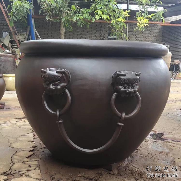 平頂山鑄銅缸雕塑生產(chǎn)
